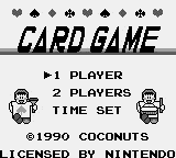Card Game Title Screen